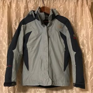 The North Face Hyvent Alpha Summit Series Coat Blue Winter Ski Jacket Snow